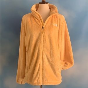North Face Big Bird Yellow Fleece Jacket size XL